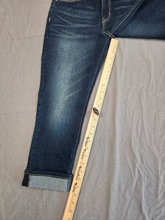 Signature By Levi Strauss & Co Modern Capri Jeans Dark Wash Womens Size 4 NEW - Picture 5 of 5